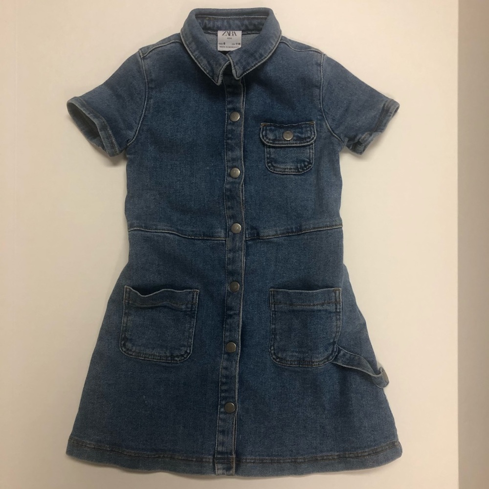 ZARA Girls Jean Denim Dress